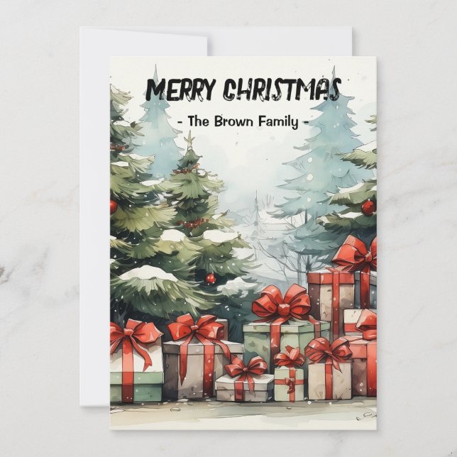 Customisable Christmas Cards (Front)