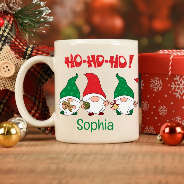 Customisable Christmas Cute Customisable Santa Coffee Mug (Creator Uploaded)
