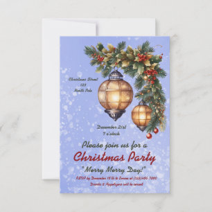 Customisable Christmas invite