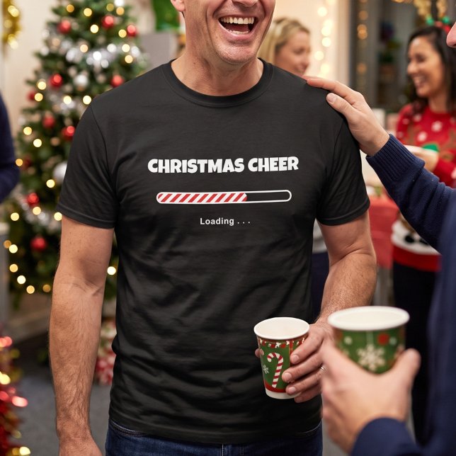 Customisable Christmas Loading Bar - Funny Festive T-Shirt (Creator Uploaded)