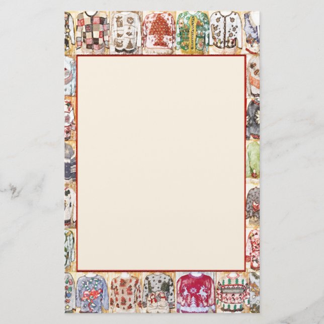 Customisable Christmas party invitation Stationery (Front)