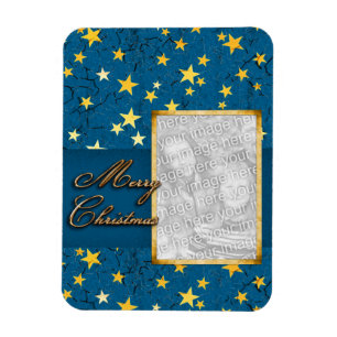 Customisable Christmas Photo Frame Magnet