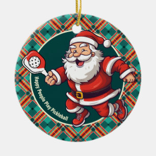 Customisable 🎅Christmas pickleball   Ceramic Tree Decoration