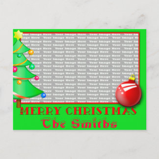 Customisable Christmas Postcard