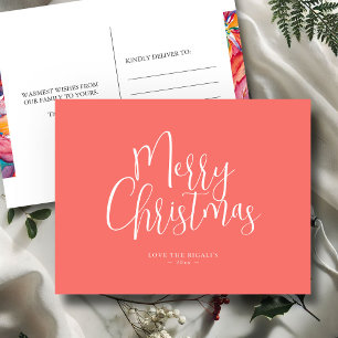 Customisable Christmas Postcards   Modern