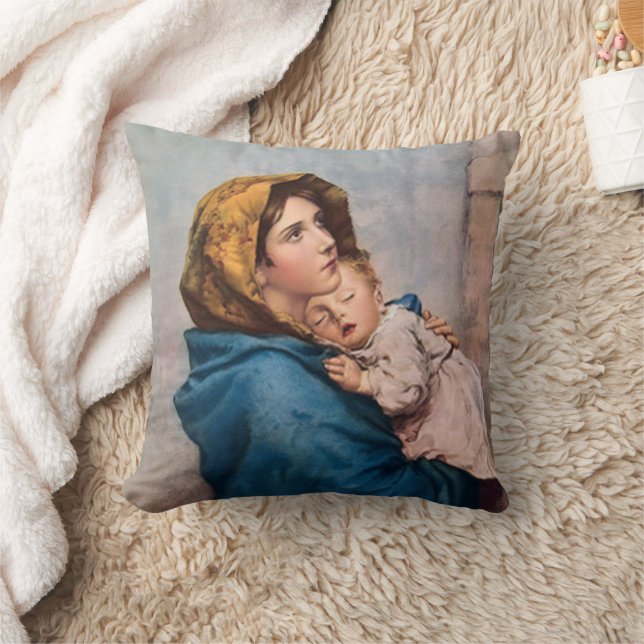 Customisable Christmas Throw Pillow (Blanket)