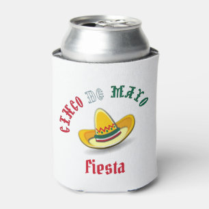 Customisable Cinco de Mayo May 5 Fiesta Can Cooler