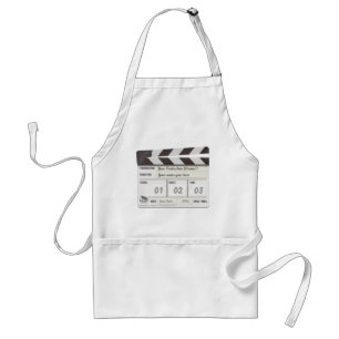 Customisable Clapperboard Chef's Apron. Standard Apron