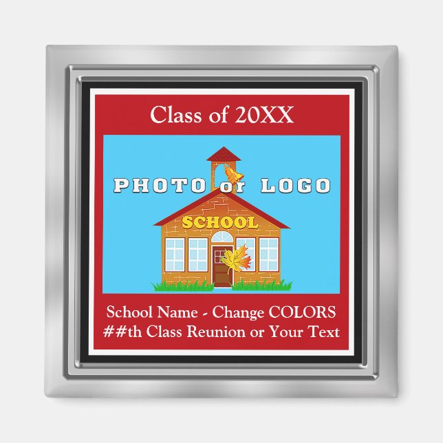 Customisable Class Reunion Gift Bag Ideas Magnet (Front)