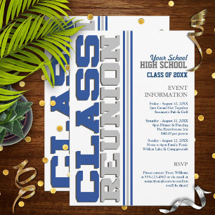 Customisable Class Reunion Invitation