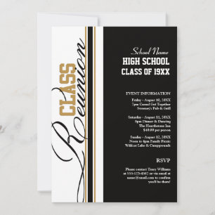 Customisable Class Reunion Invitations