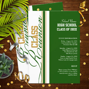 Customisable Class Reunion Invitations