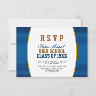 Customisable Class Reunion RSVP