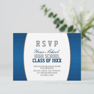 Customisable Class Reunion RSVP Card