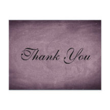 Customisable Classic Chalkboard  | Thank You Card