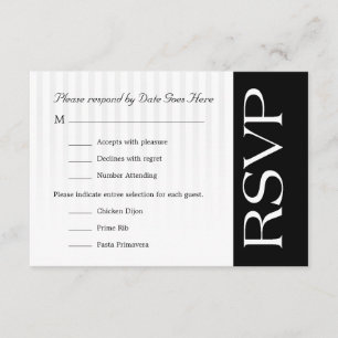 Customisable Classy RSVP
