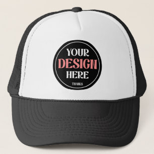 Customisable, clean, stylish & sophisticated trucker hat