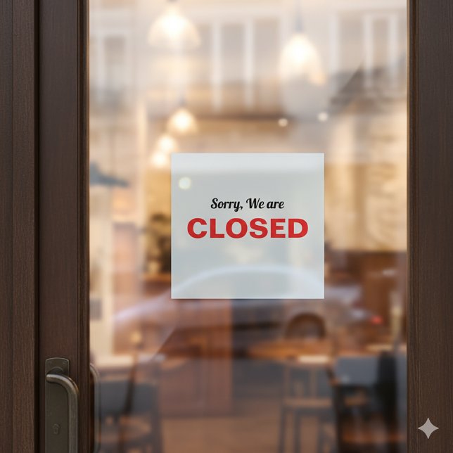 Customisable Close Window Cling for Any Space (Customizable Close Window Cling for Any Space)