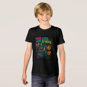 Customisable Clothing TOO COOL TO SCHOOL Tri-Blend Shirt