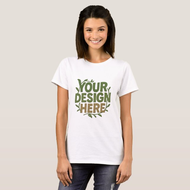 Customisable Clothing | YOU DESIGN HERE T-Shirt (Front Full)