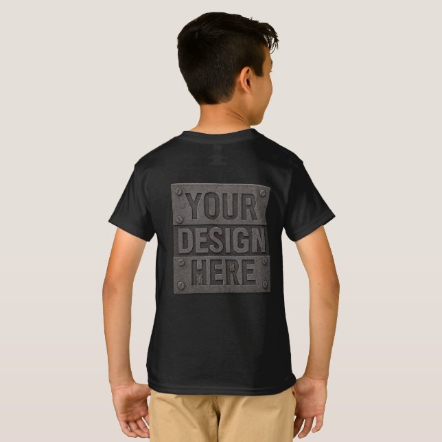 Customisable Clothing | YOU DESIGN HERE T-Shirt (Back Full)