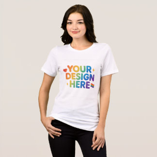 Customisable Clothing | YOU DESIGN HERE Tri-Blend Shirt