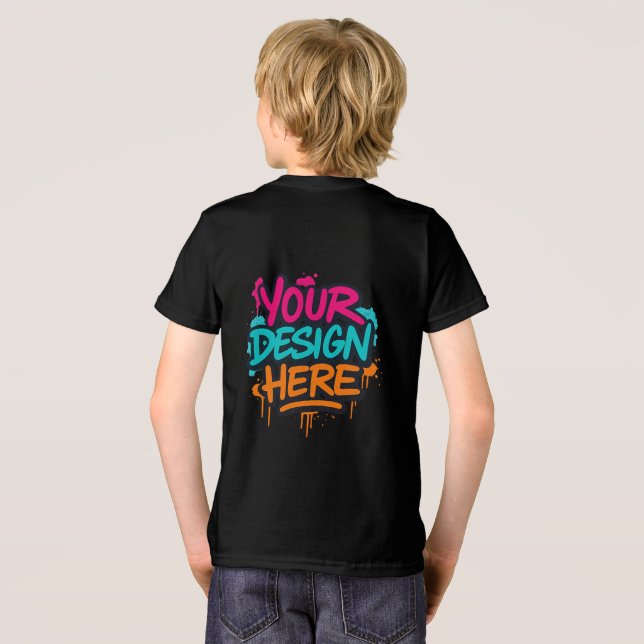 Customisable Clothing | YOU DESIGN HERE Tri-Blend Shirt (Back Full)