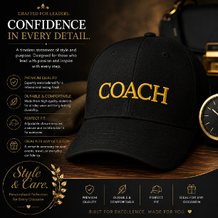 Customisable COACH Embroidered Hat