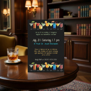 Customisable Cocktail Party Invitation