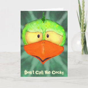 Customisable Cocky Greeting Card
