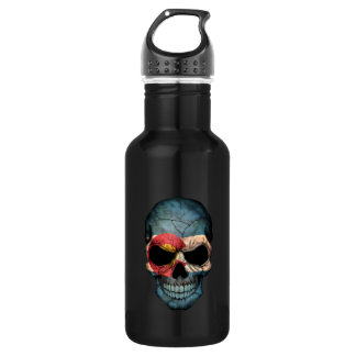 Customisable Colorado Flag Skull 532 Ml Water Bottle