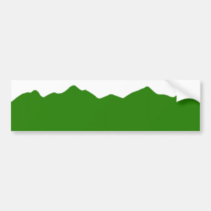 Customisable Colorado Mountains Bumper Sticker