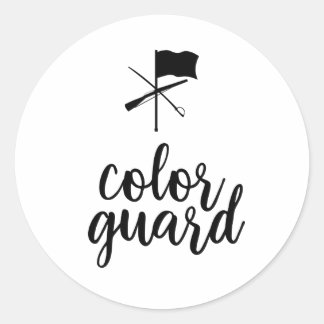 Customisable Colour Guard Sticker