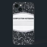 Customisable Composition Notebook iPad Case<br><div class="desc">It's time to go old school with this Customisable Composition Notebook iPad Case! The design features a classic black and white cover of the composition book of everyone's childhood. You can customise the case by clicking the "customise it" icon and simply adding your text in the space provided. It's easy...</div>