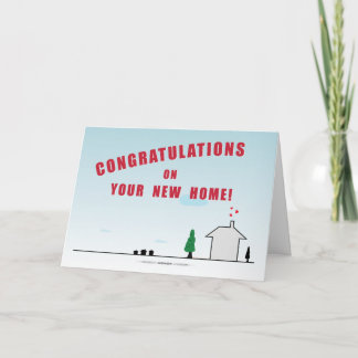 Customisable Congratulations on Your New Home Card