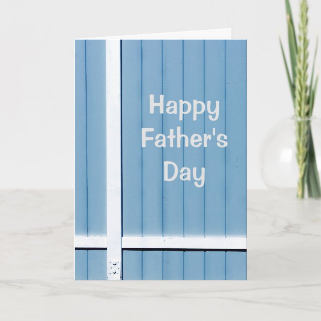 Customisable Cool Fun Unique Photo Father's Day Card (Front)