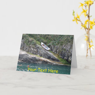 Customisable Cornwall boat Card