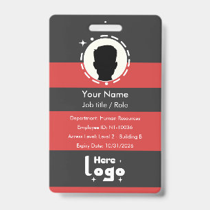 Customisable Corporate Employee ID Badge