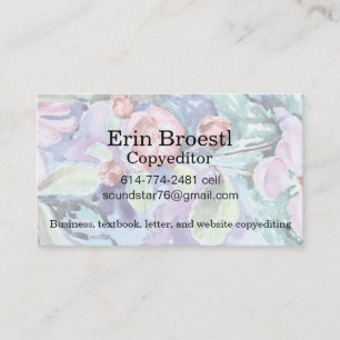 Customisable Crabapple Blossoms Card