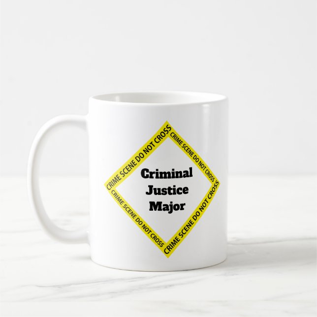 Customisable Criminal Justice Mug (Left)