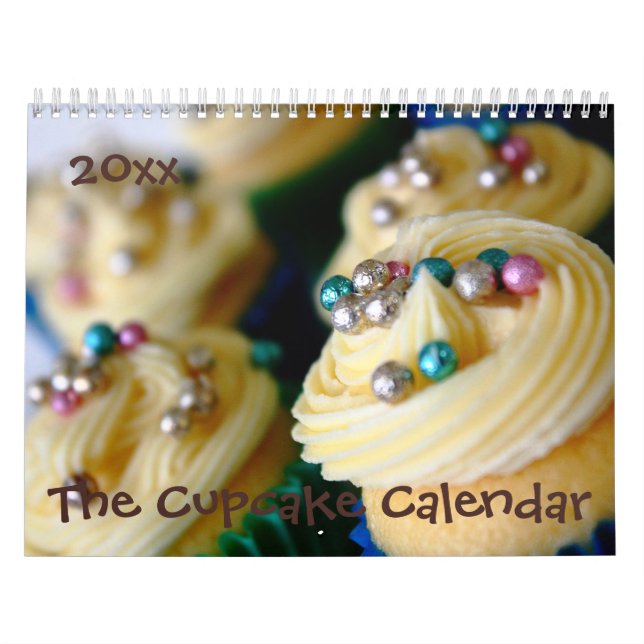 Customisable Cupcake Calendar (Cover)
