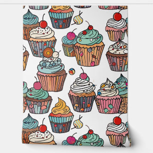 Customisable Cupcake Charm Wallpaper