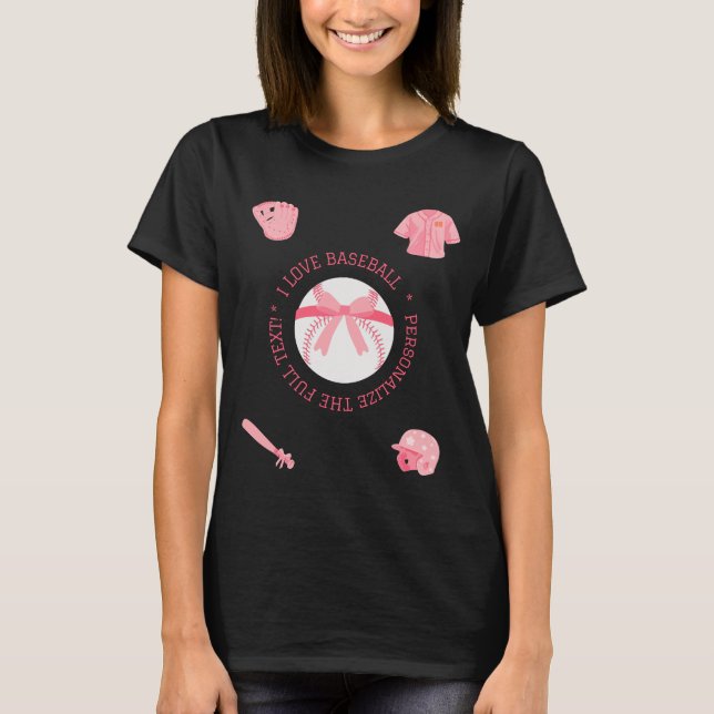 Customisable Cute Baseball Women's T-shirt (Front)