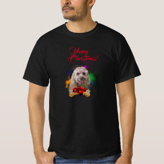 Customisable Cute Cavapoo Dog Yappy Christmas T-Shirt