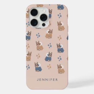Customisable Cute French Bulldog & Terrier iPhone 15 Pro Max Case