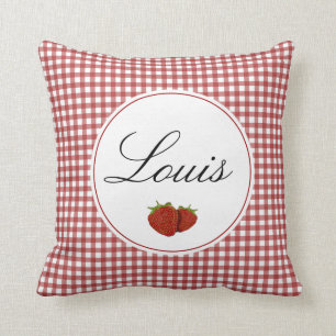 Customisable Cute Strawberry Cushion