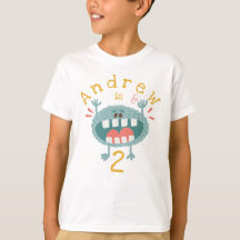 Customisable Cute Teal Monster
