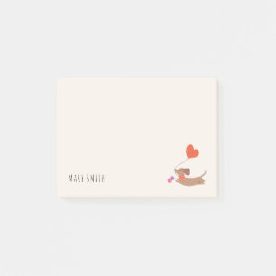 Customisable Dachshund Dog Lovers Birthday Gift Post-it Notes
