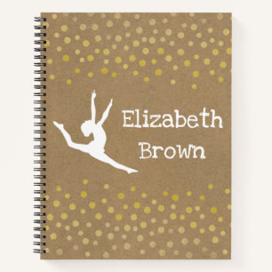 Customisable Dancer Kraft Paper Notebook
