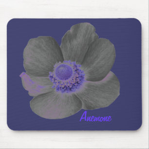 Customisable Dark Dreams Anemone Flower Mousepad
